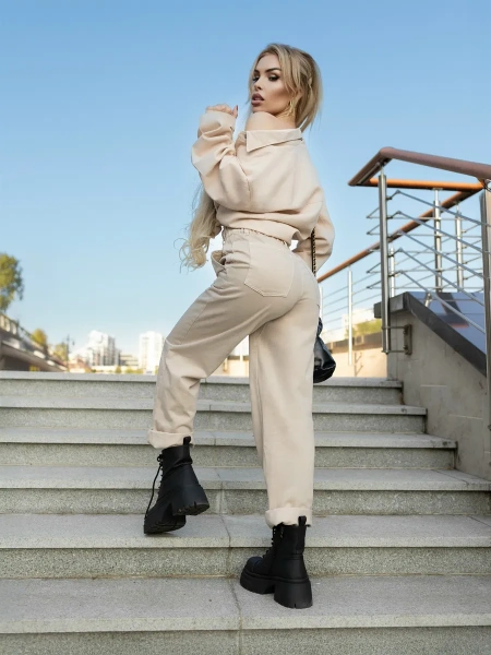 Bona Fide: Comfort Jeans "Beige" Bona Fide: Comfort Jeans "Beige"