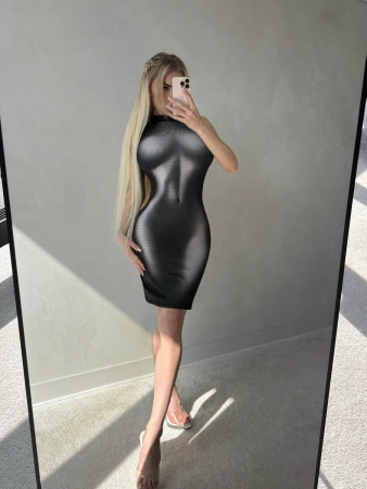 Bona Fide: Mini Dress "Naked Grey"