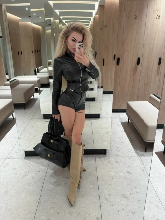 Bona Fide: Leather jacket "Black"