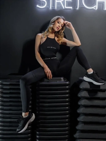 Bona Fide: Sporty Top Juicy  "Black"