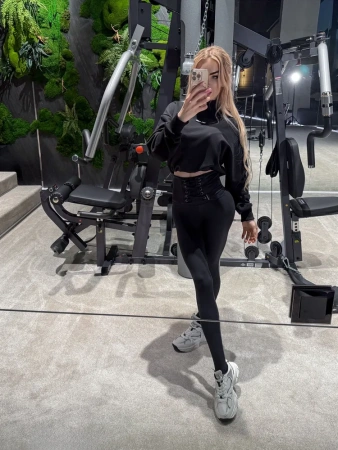 Лосины Staylace Leggings "Black"