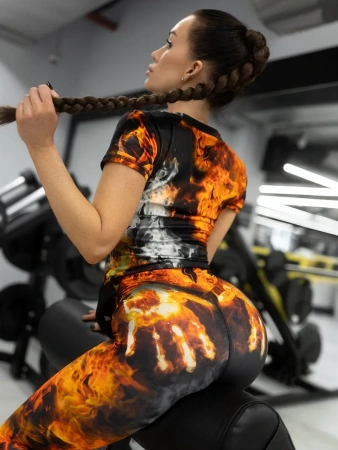 Bona Fide: V-Shirt "Road to Hell Fire touch"