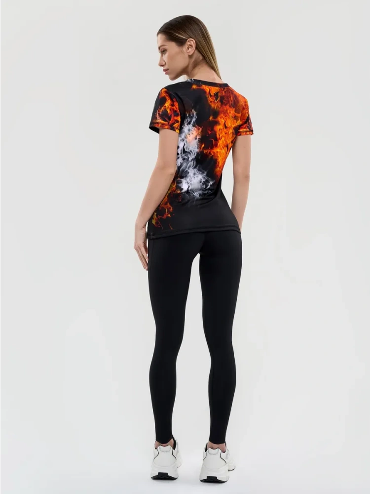 Bona Fide: V-Shirt "Road to Hell Fire touch"