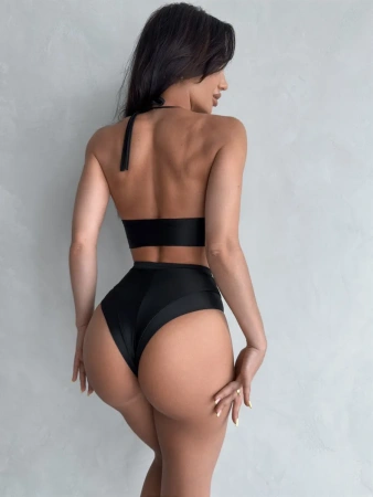 Bona Fide: Monro Swimsuit "Black"