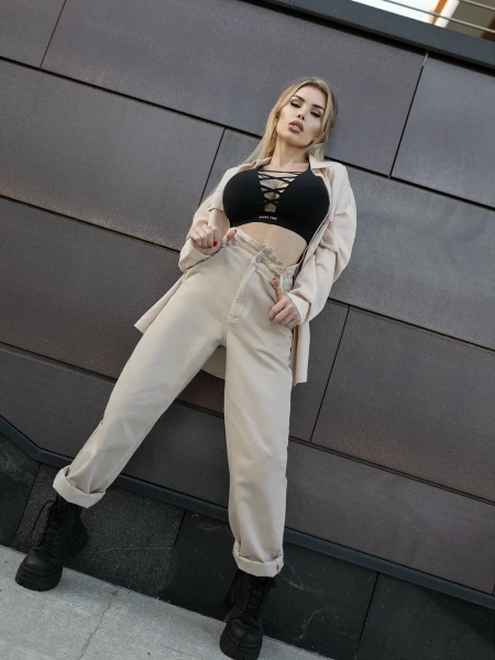 Bona Fide: Comfort Jeans "Beige" Bona Fide: Comfort Jeans "Beige"