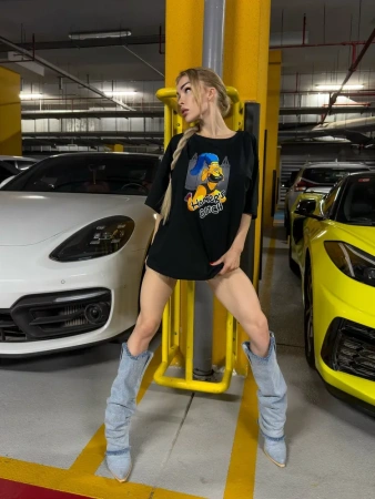 Bona Fide: OVERSIZE T-shirt "Homer's bitch"