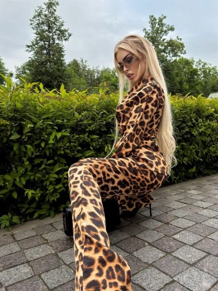 Bona Fide: Satin Pants "Wild Cat"