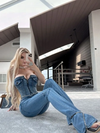 Bona Fide: Denim Bandeau "Light Blue"