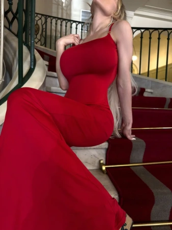 Bona Fashion: Long Cami Dress "Red"