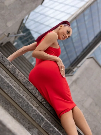 Bona Fashion: Miami long "Red"