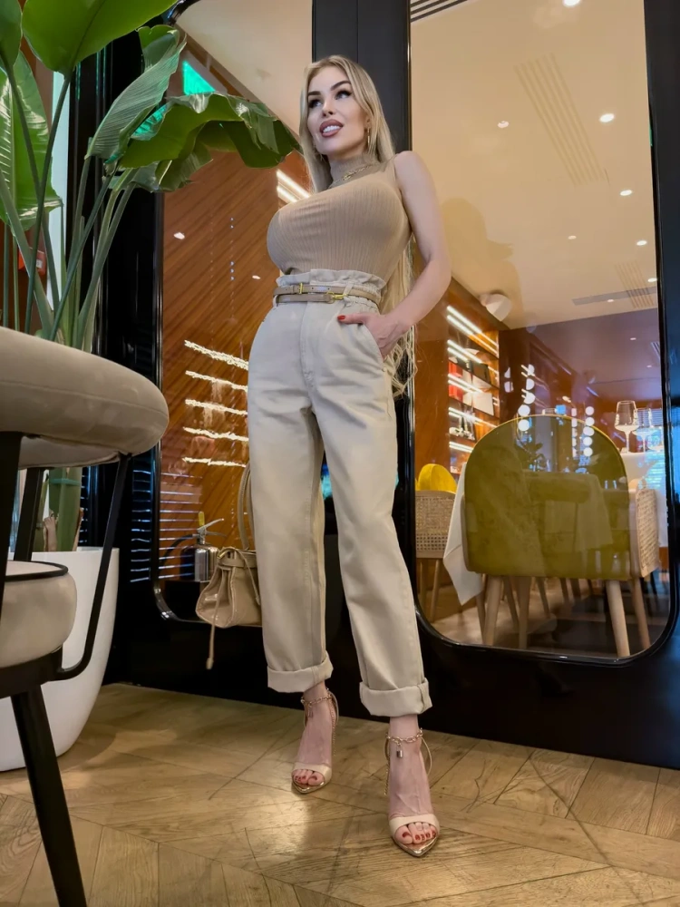 Bona Fide: Comfort Jeans "Beige" Bona Fide: Comfort Jeans "Beige"