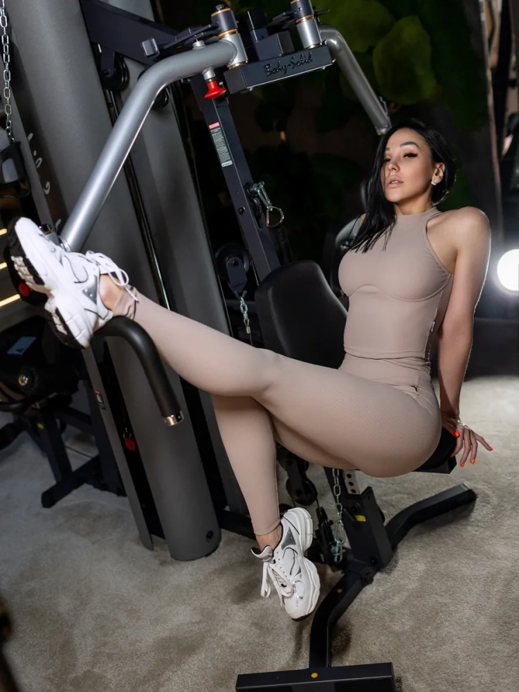 Bona Fashion: Top "Ribbed Beige"