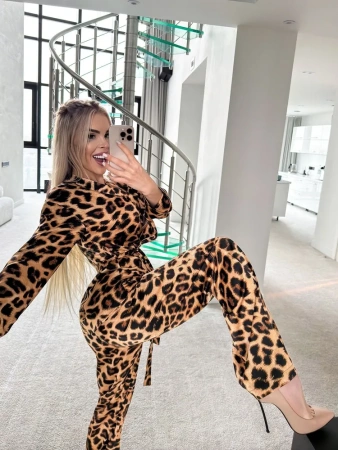 Bona Fide: Satin Pants "Wild Cat"