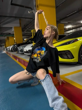 Bona Fide: OVERSIZE T-shirt "Homer's bitch"