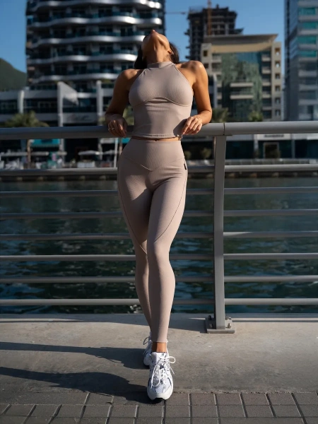 Bona Fashion: Top "Ribbed Beige" Bona Fashion: Top "Ribbed Beige"