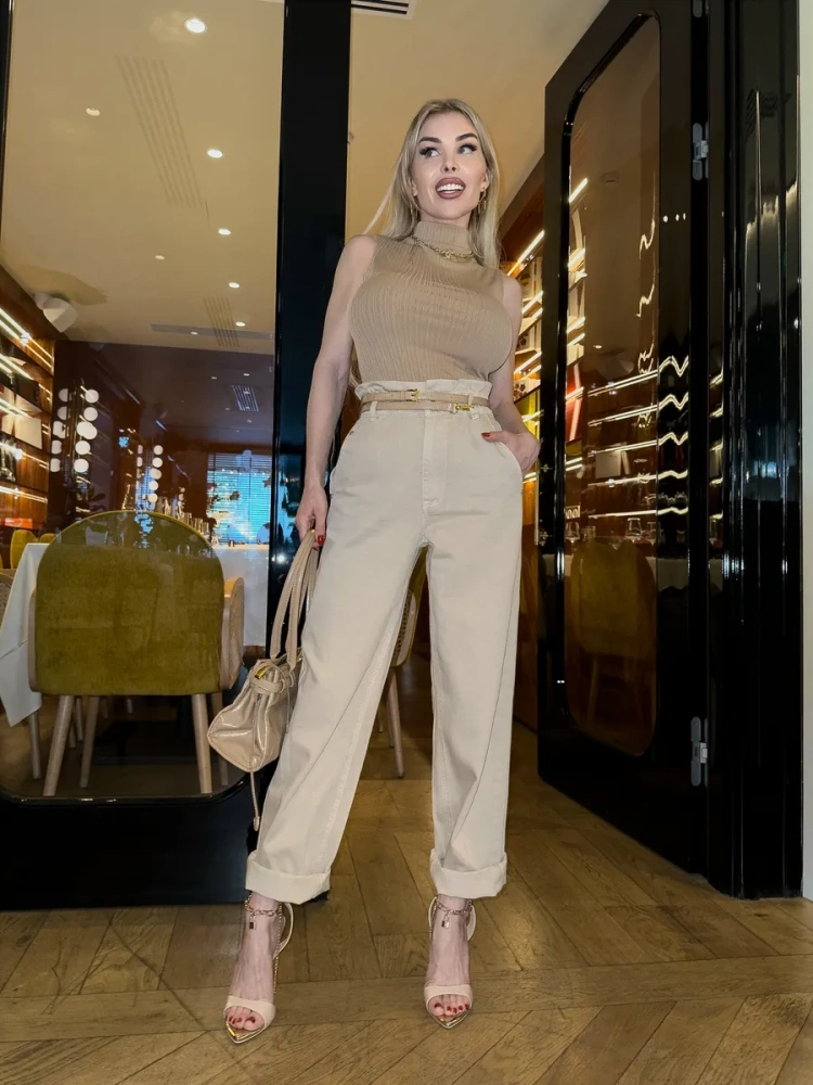 Bona Fide: Comfort Jeans "Beige" Bona Fide: Comfort Jeans "Beige"